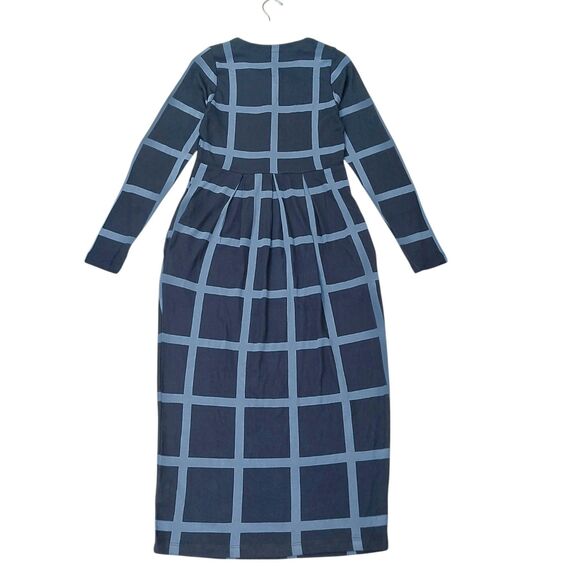 MASAI Copenhagen Nilana Jersey Midi Dress Womens Medium Blue Stylish Portugal - Picture 5 of 12